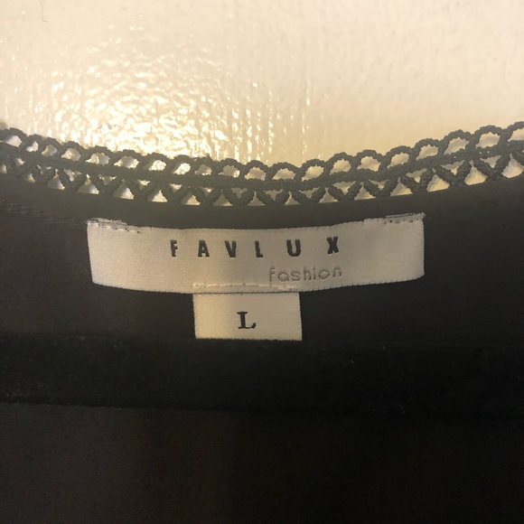 Favlux black sleeveless top - Picture 2 of 3